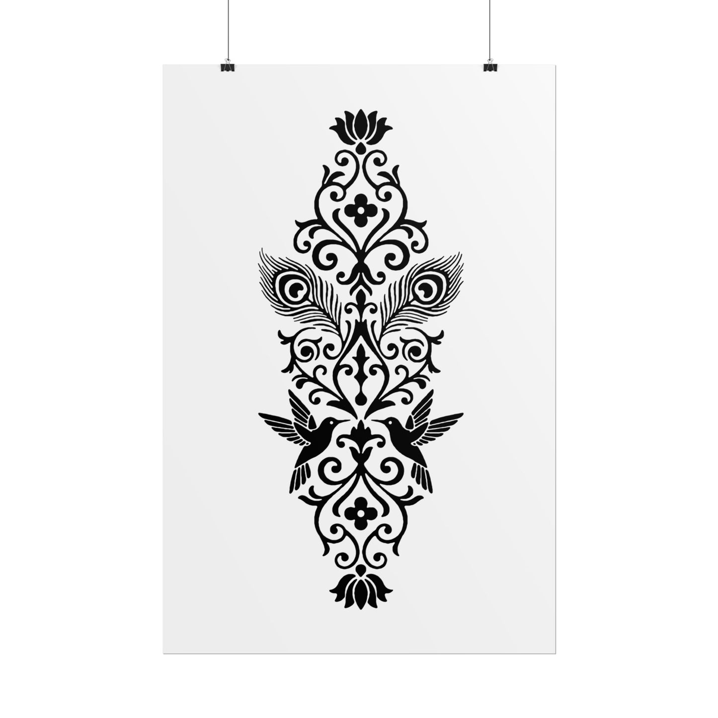 Hummingbird Soulmates - Rolled Poster