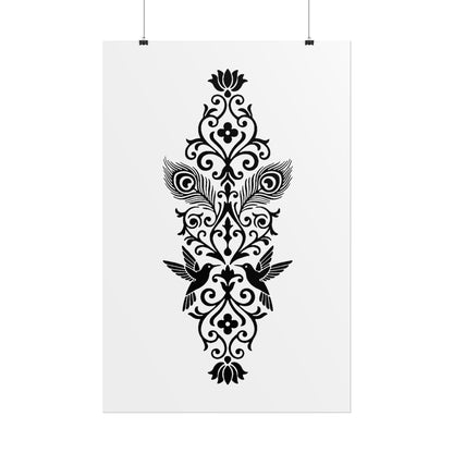 Hummingbird Soulmates - Rolled Poster