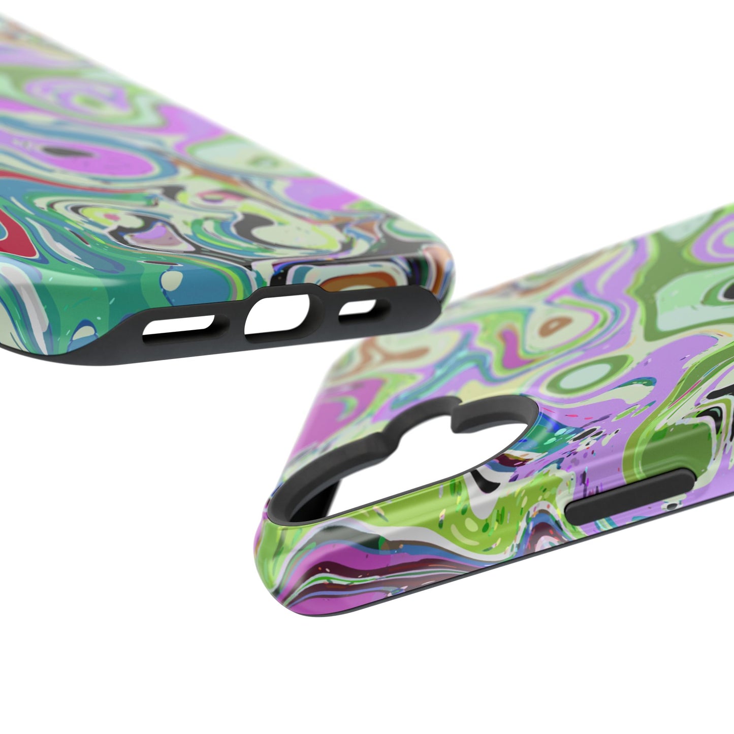 Vibrant Multi‑Color Swirl - Magnetic Phone Case