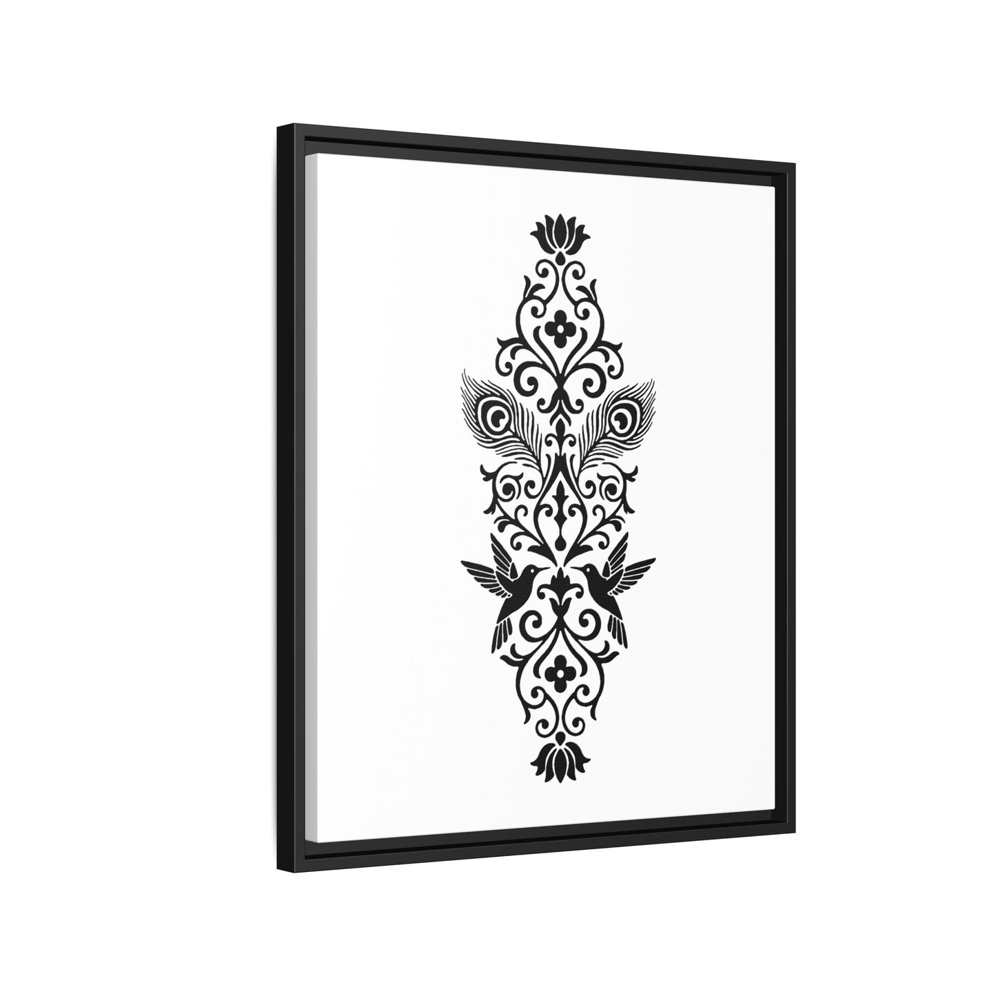 Hummingbird Soulmates - Framed Canvas