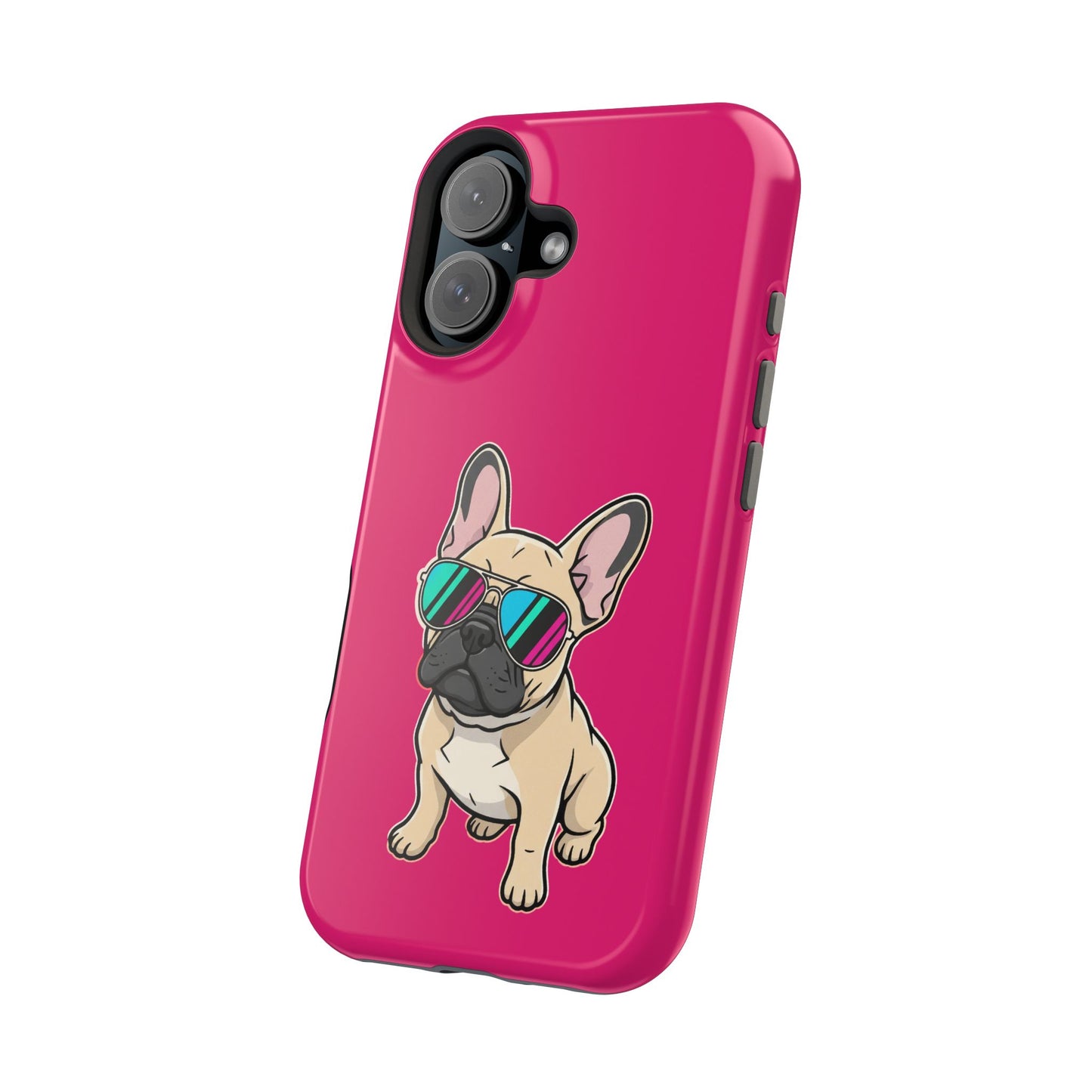 French Bulldog with Sunglasses - Magnetic Phone Case