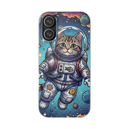 Astronaut Cat - Flexi Phone Case