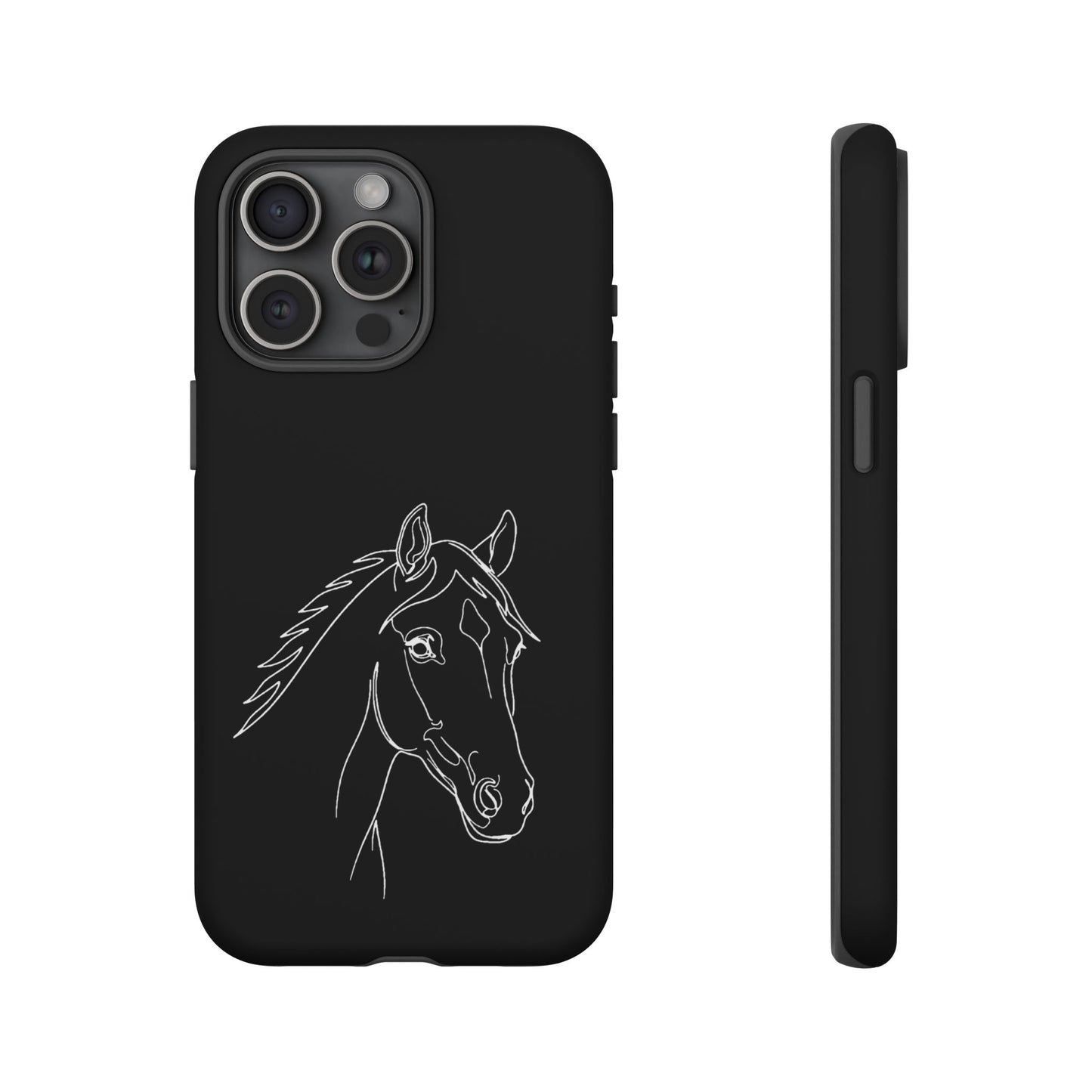 Horse Portrait Sketch - Tough Phone Case