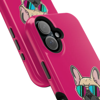 French Bulldog with Sunglasses - Magnetic Phone Case