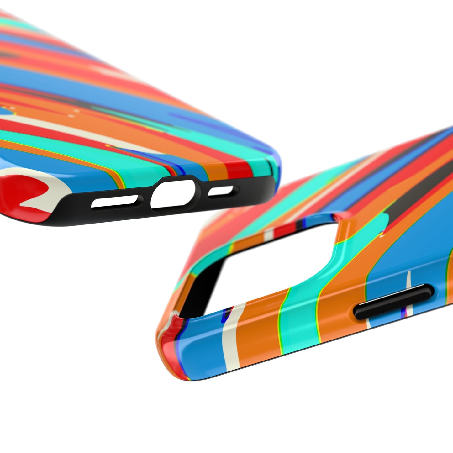 Abstract Rainbow Swirl Arc - Phone Case