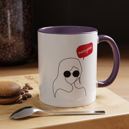 Incroyable Chic Girl - Color Accent Mug