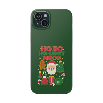 Festive Phone Case with Holiday Cheer, Christmas Gift, Winter Vibes, Ho Ho Ho Design, Cute Holiday Accessory