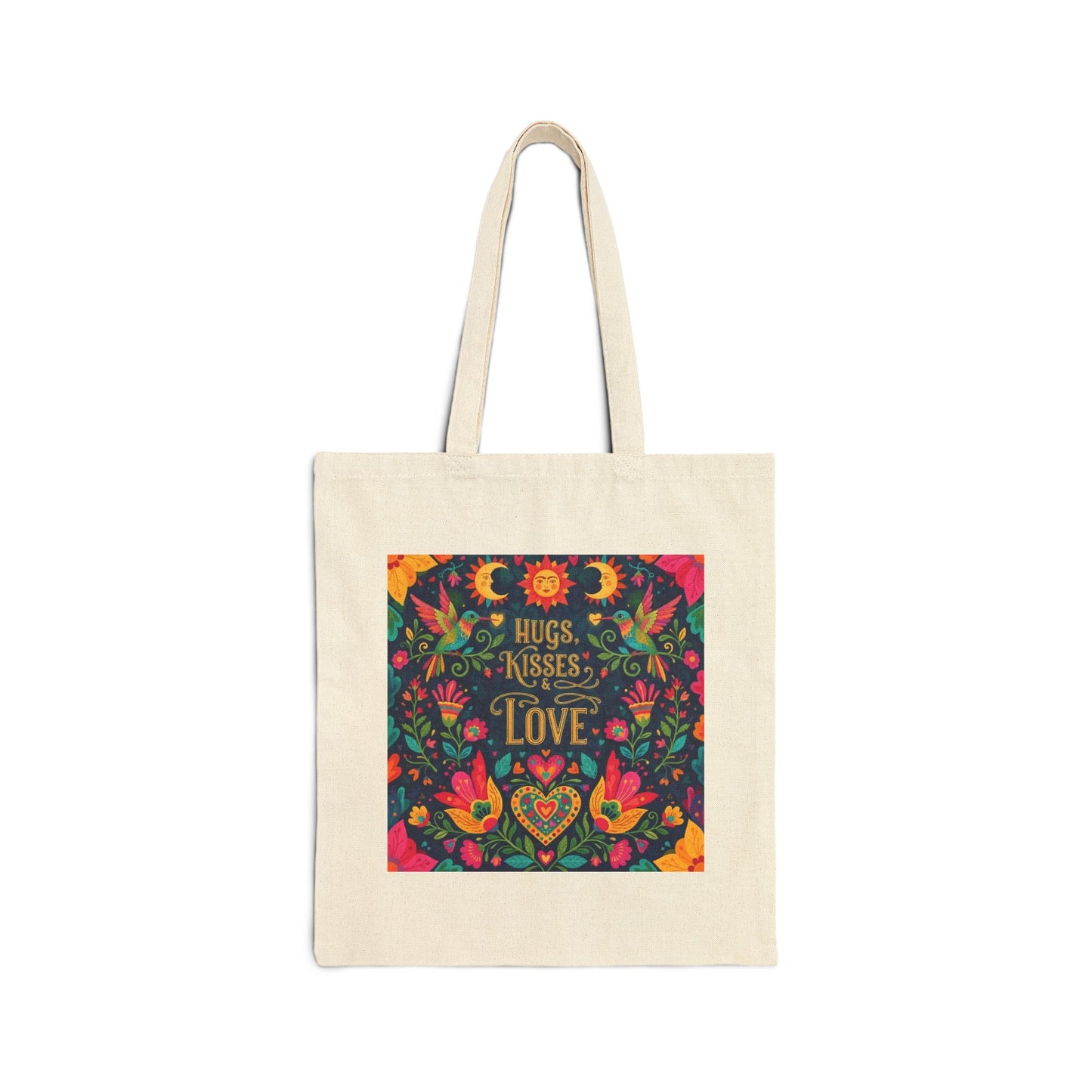 Hugs, Kisses & Love - Canvas Tote Bag