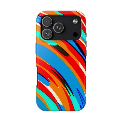 Abstract Rainbow Swirl Arc - Phone Case