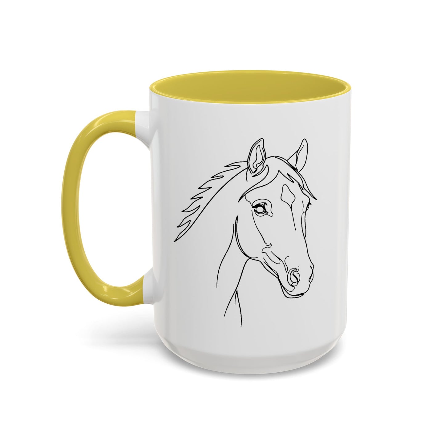 Horse Portrait Sketch - Colorful Mug