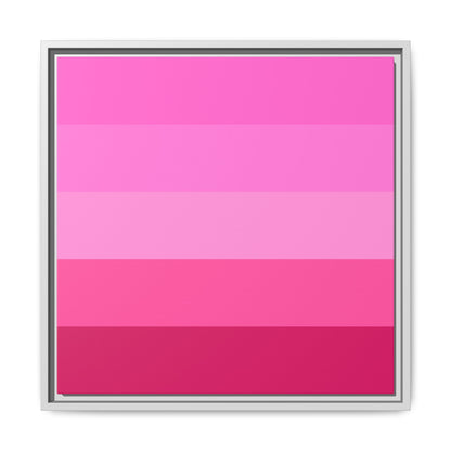 Valentine Rose Colors - Framed Canvas