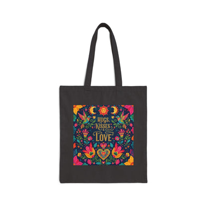 Hugs, Kisses & Love - Canvas Tote Bag