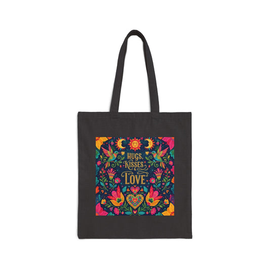 Hugs, Kisses & Love - Canvas Tote Bag