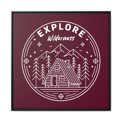 Explore Wilderness - Framed Canvas