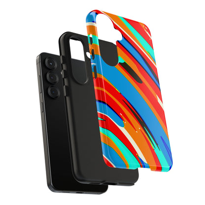 Abstract Rainbow Swirl Arc - Phone Case