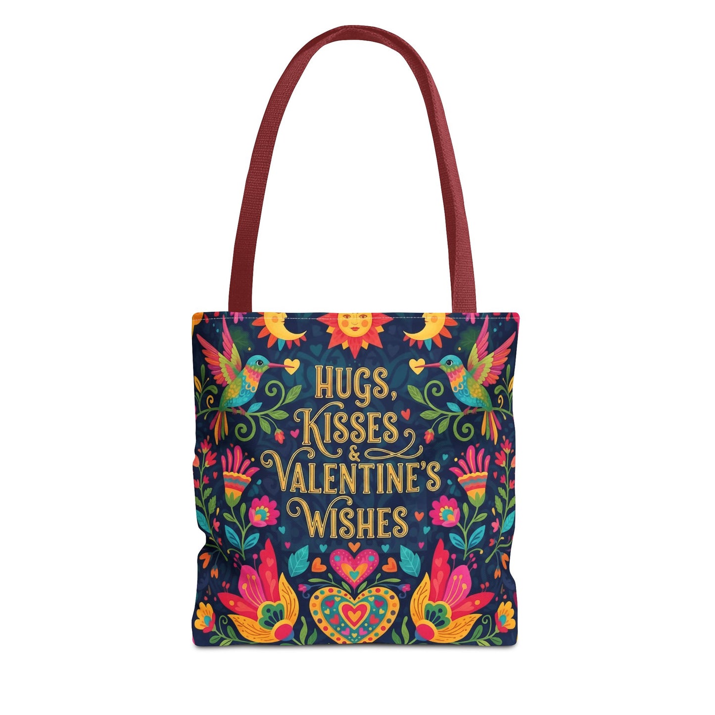 Hugs, Kisses & Valentine's Wishes - Tote Bag