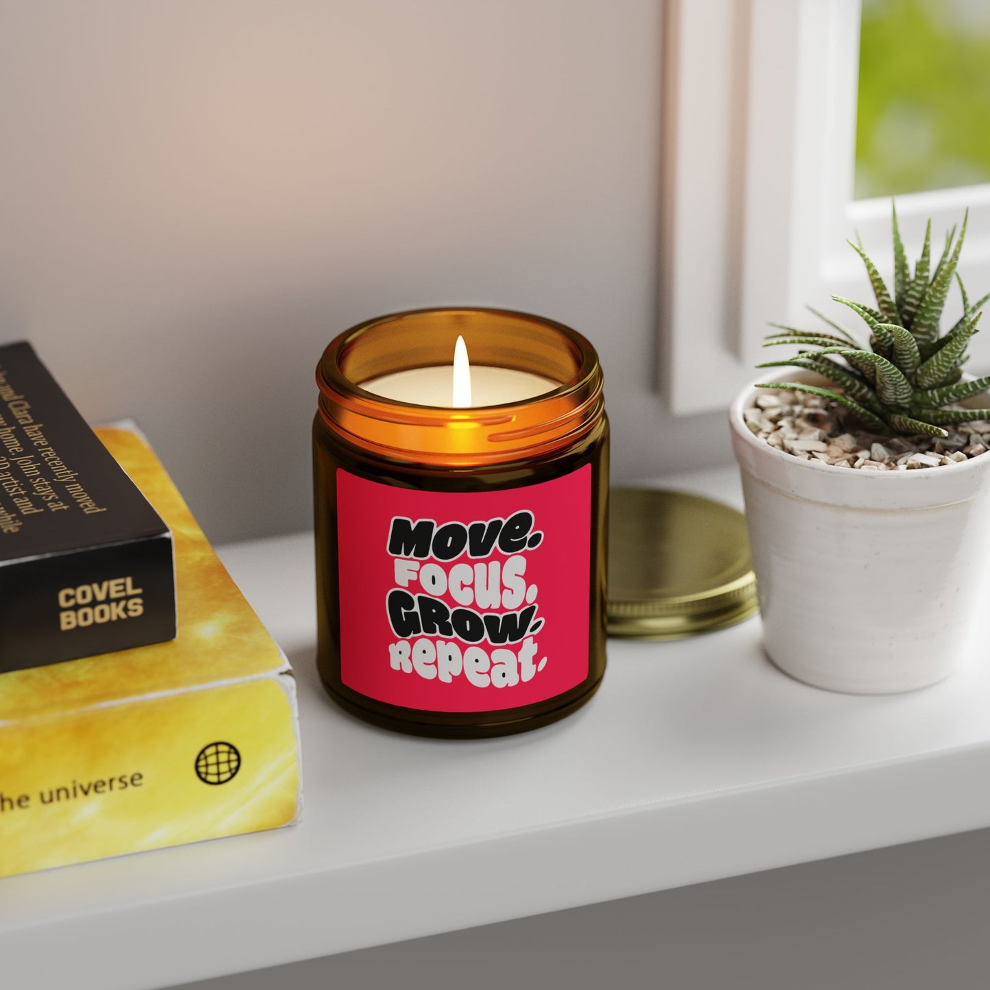 Move. Focus. Grow. Repeat. - Scented Candle