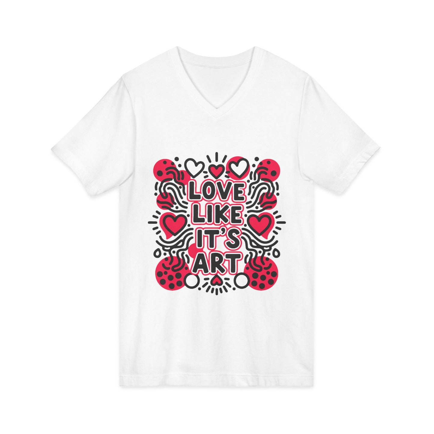 Love Like It's Art - V-Neck Tee