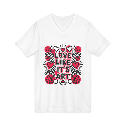Love Like It's Art - V-Neck Tee