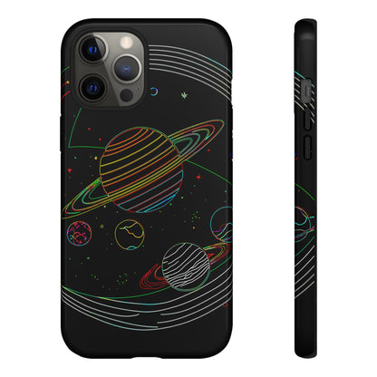 Galactic Tough Phone Case, Starry Space Protection, Unique Gift for Astronomers, Celestial Accessories, Trendy Space Lovers