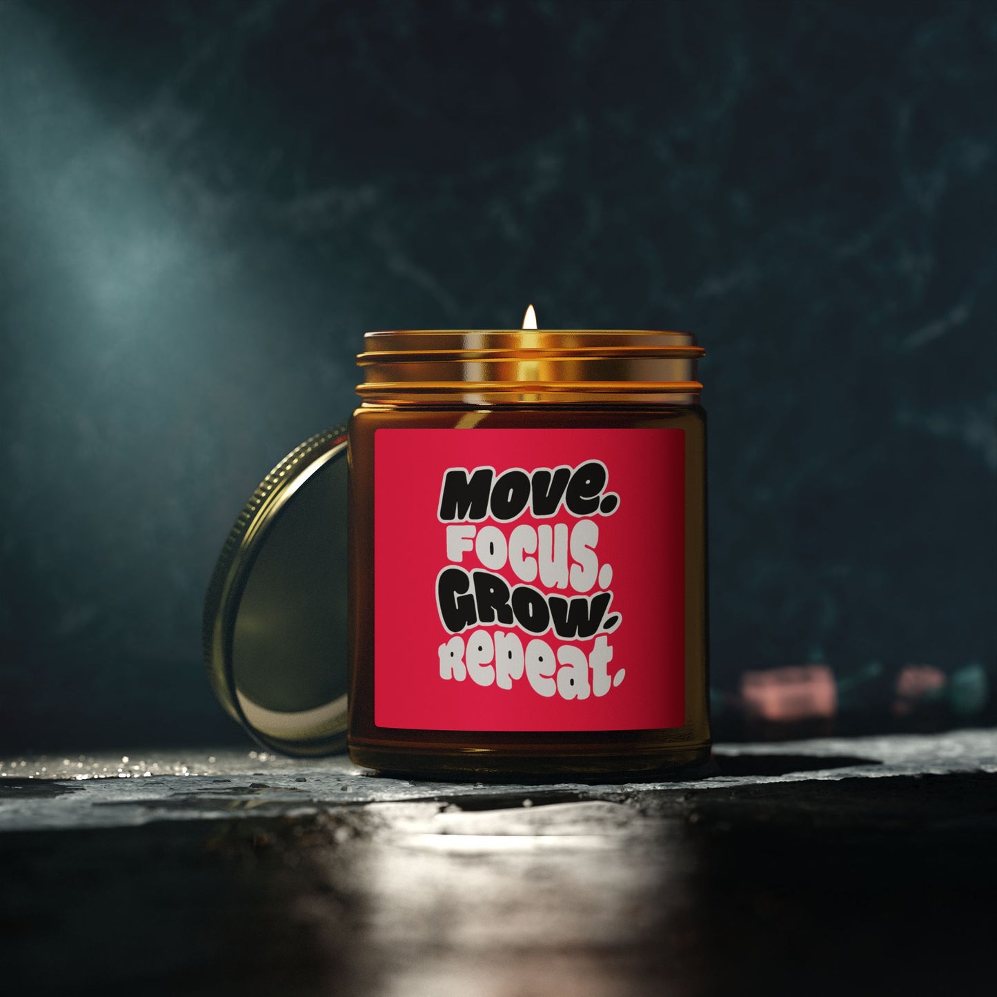 Move. Focus. Grow. Repeat. - Scented Candle