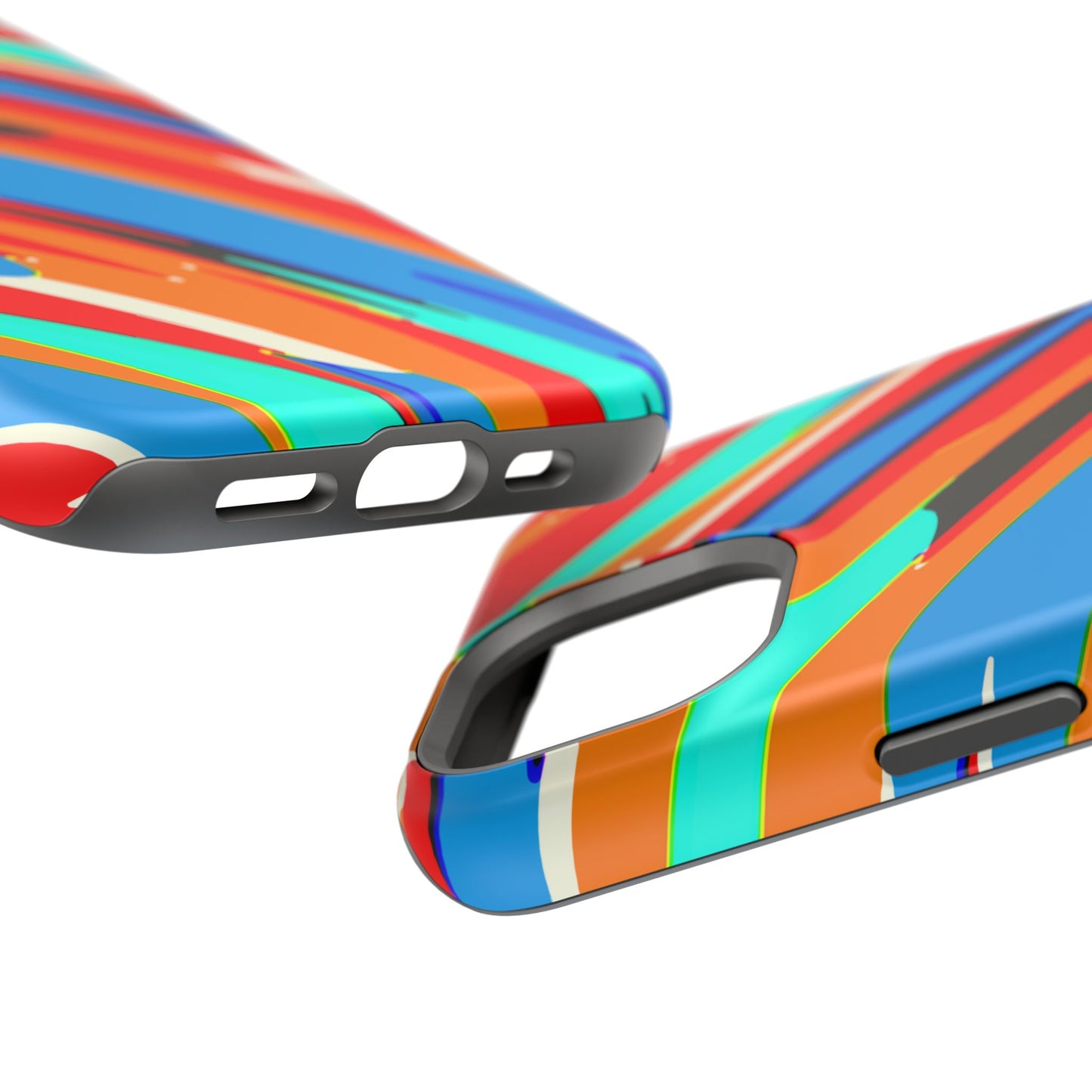 Abstract Rainbow Swirl Arc - Magnetic Phone Case