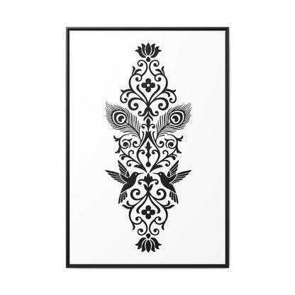 Hummingbird Soulmates - Framed Canvas