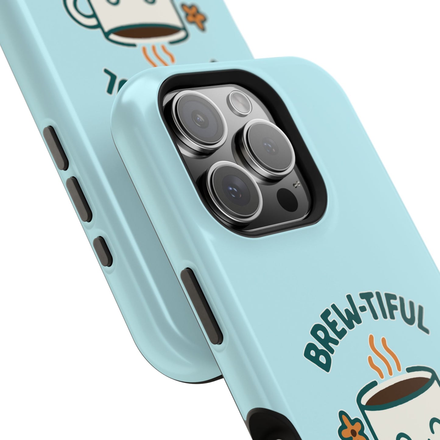 Brew-tiful Mornings Start Here - Magnetic Phone Case