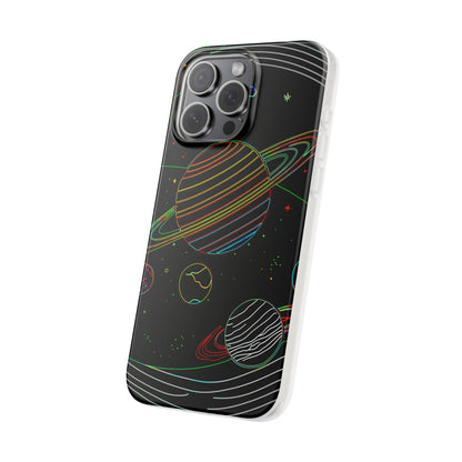 Galaxy-Inspired Flexi Cases, Vibrant Phone Covers, Space-Themed Accessories, Cosmic Gifts for Astronomers, Unique Phone Protectors