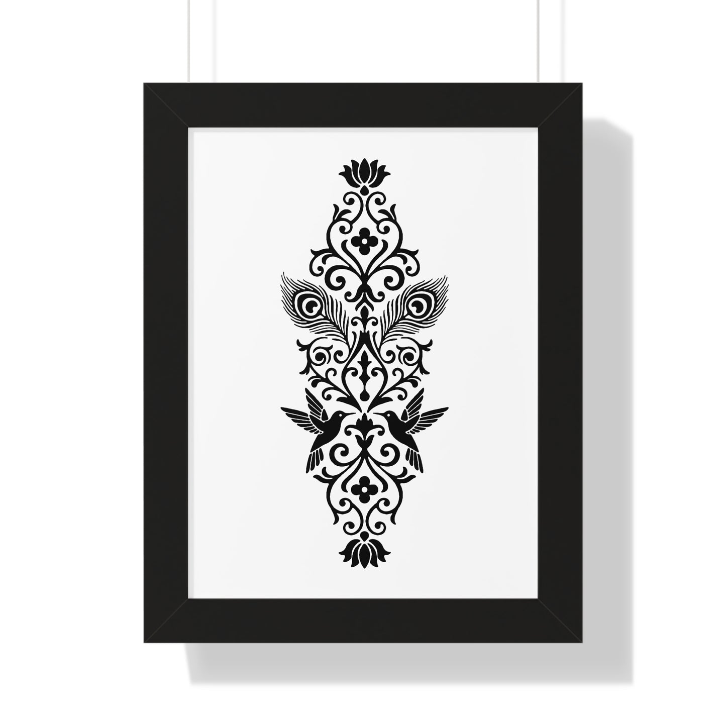 Hummingbird Soulmates - Framed Poster