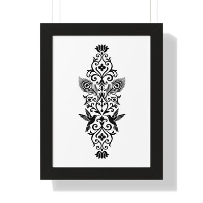 Hummingbird Soulmates - Framed Poster