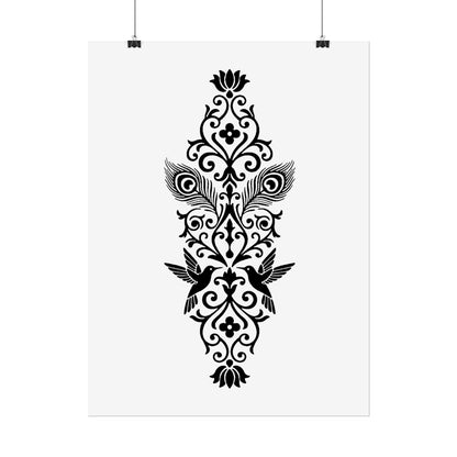 Hummingbird Soulmates - Rolled Poster