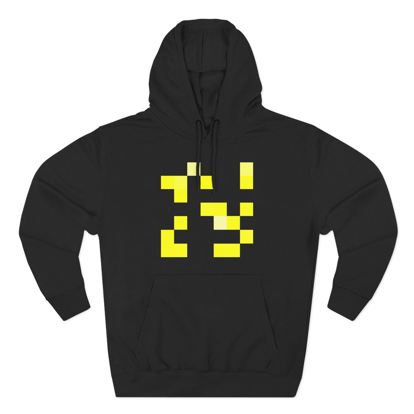 Yellow Pixel Grid - Hoodie