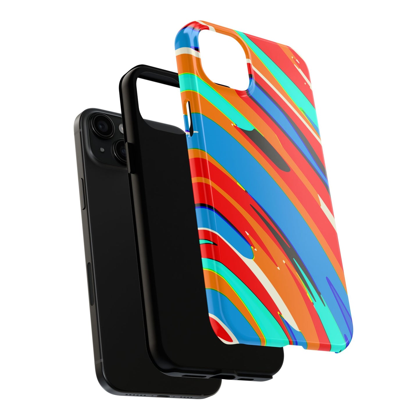 Abstract Rainbow Swirl Arc - Phone Case