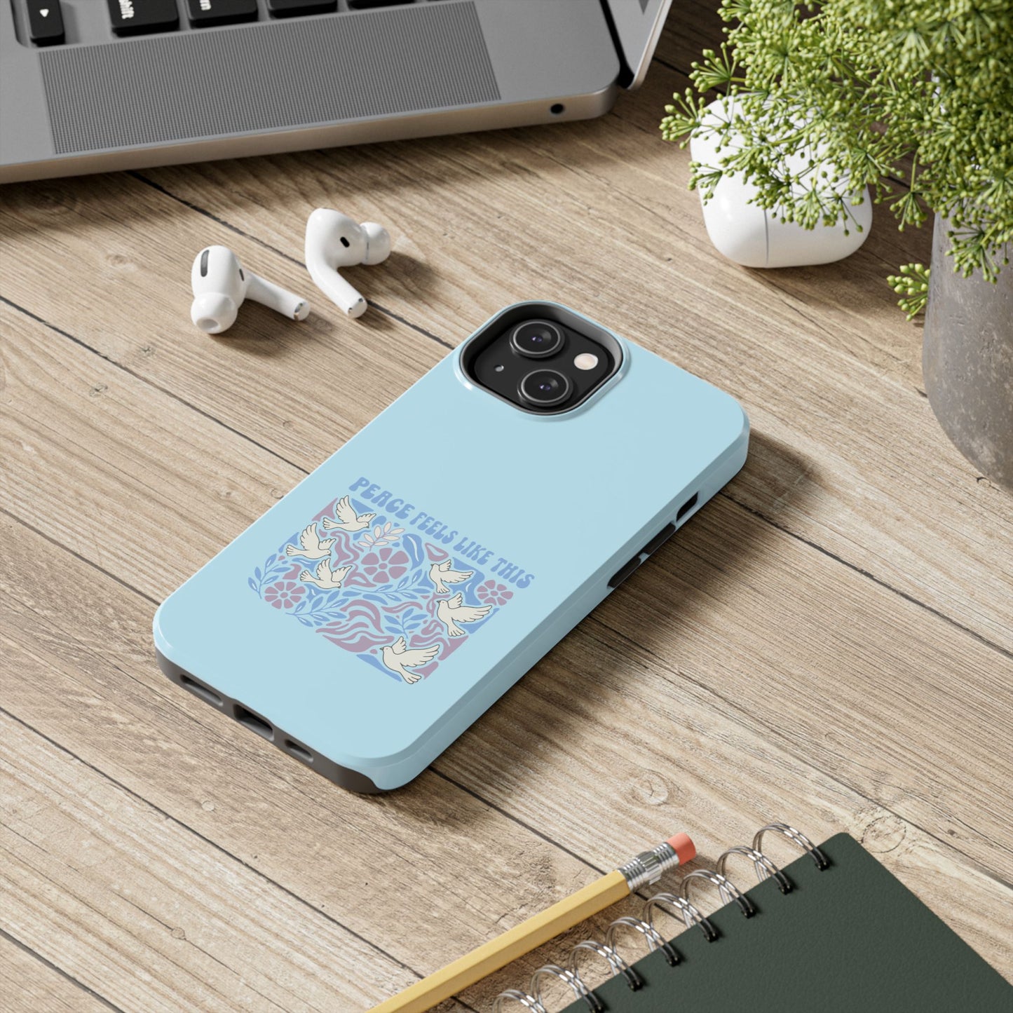 Peace Tells Like This - Phone Case