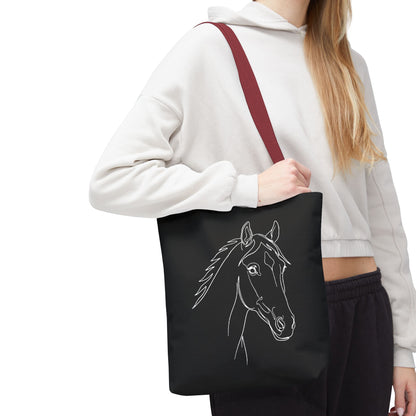 Horse Portrait Sketch - Tote Bag