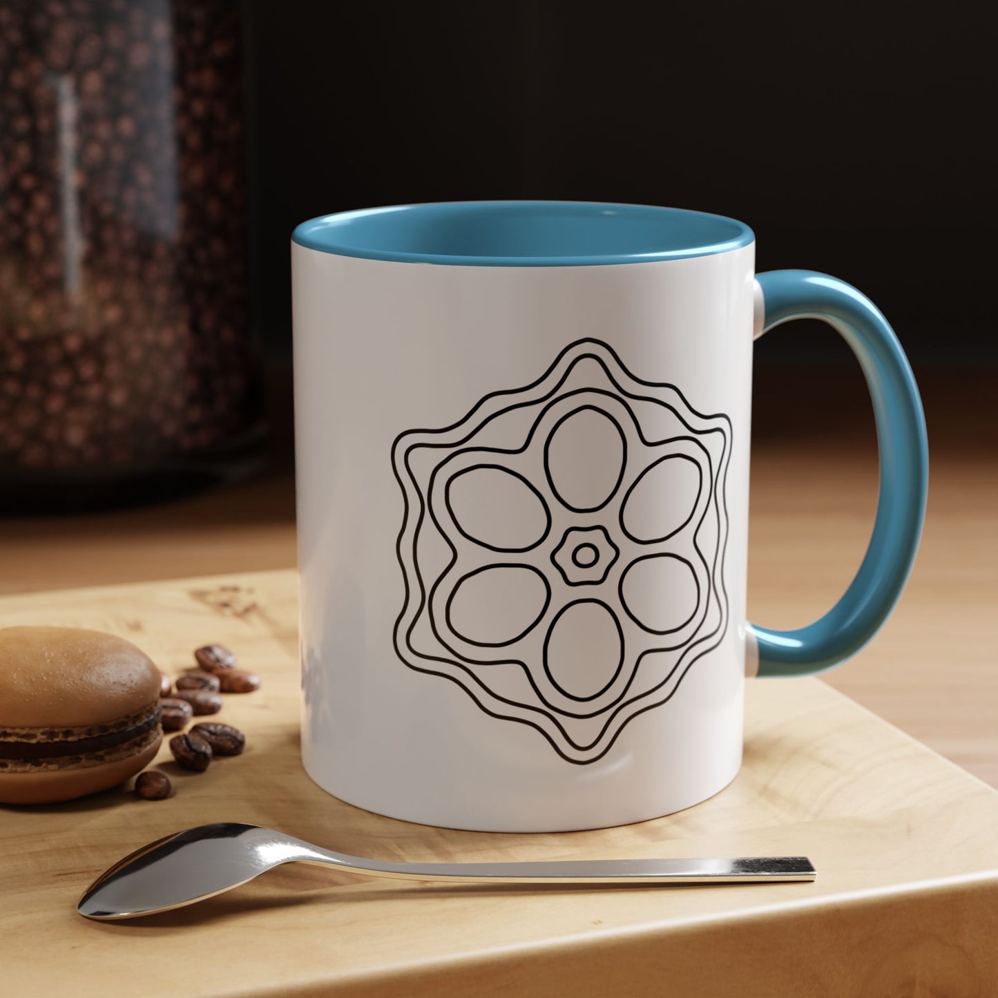 Elegant Floral Accent Coffee Mug, Perfect for Home, Office, Gifts, Birthdays, Inspirational Quotes, Tea Lovers