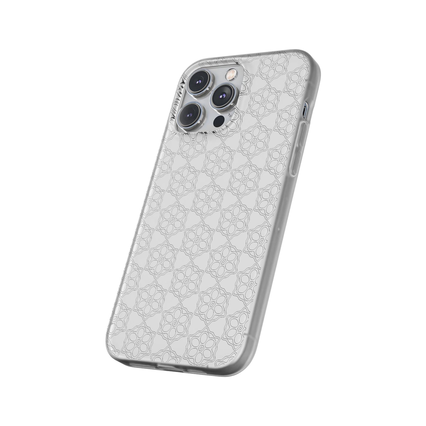 Elegant Geometric Phone Case, Stylish Flexi Case for Everyday Use, Slim Fit, Gift Idea, Trendy Accessory, Minimalist Design