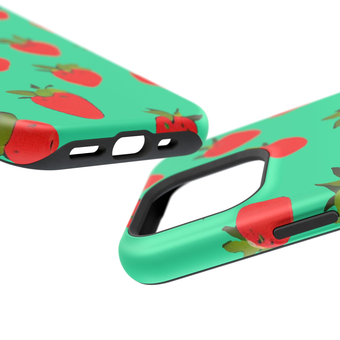Strawberry Pattern - Magnetic Phone Case