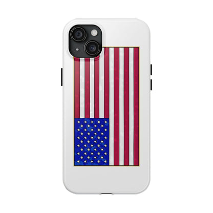 New Glory American Flag (Gold Edge Edition) - Phone Case