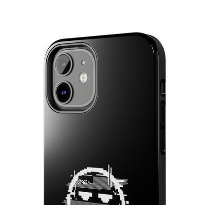 I’m Fine Glitched Smiley - Phone Case