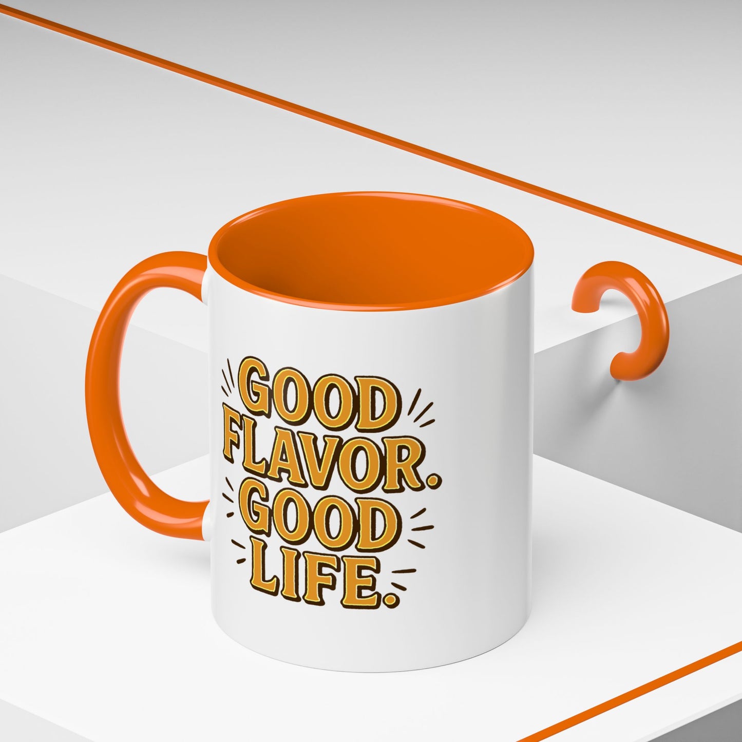 Good Flavor. Good Life. - Color Accent Mug