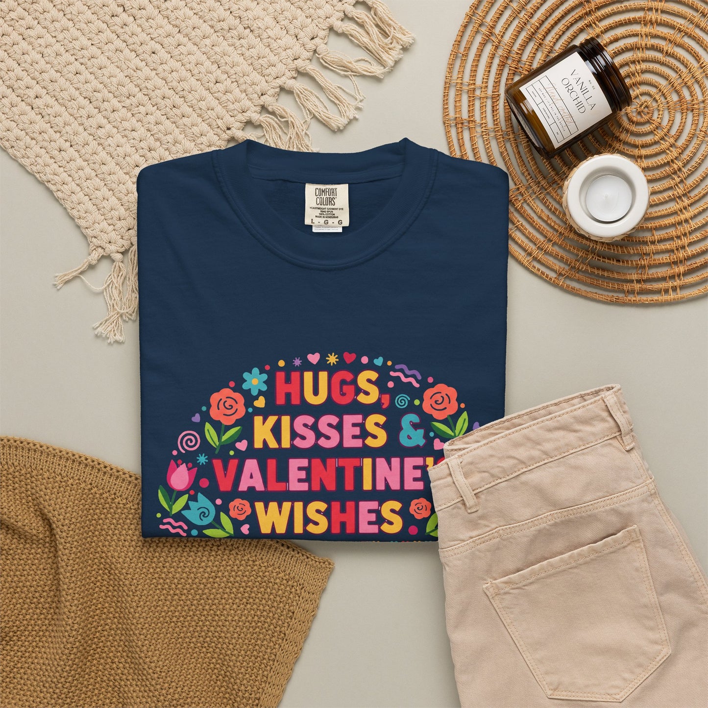Hugs, Kisses & Valentine’s Wishes - T-Shirt