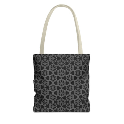 Chic Monochrome Tote Bag, Stylish Shopping, Travel, Everyday Use, Gift, Minimalist Decor
