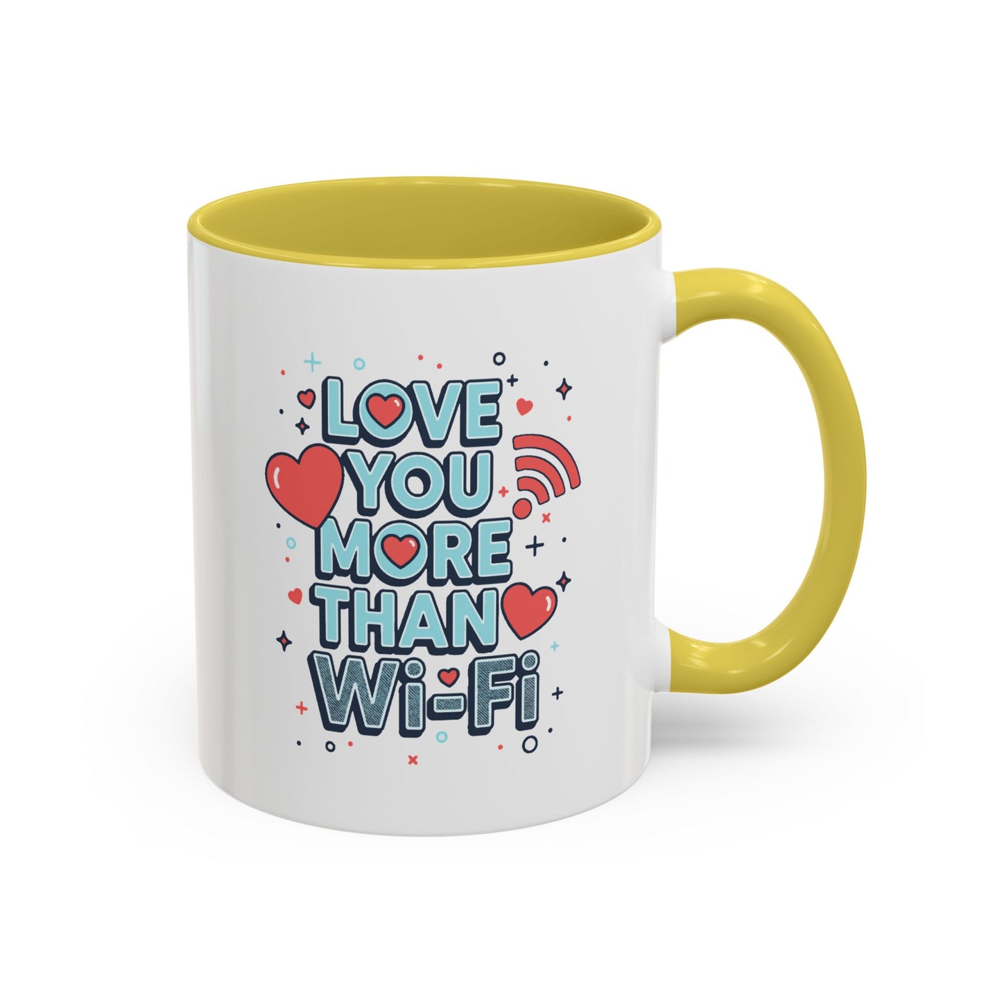 Love You More Than Wi‑Fi - Colorful Mug