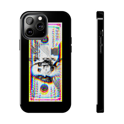 100 Dollars Bill - Neon Color Explosion - Phone Case