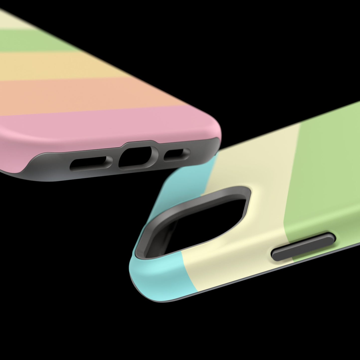 Pastel Stripes - Magnetic Phone Cover