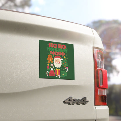 Holiday Cheer Car Magnets, Festive Decor, Christmas Vibes, Gift for Car Enthusiasts, Seasonal Decorations, Fun Car Accessories