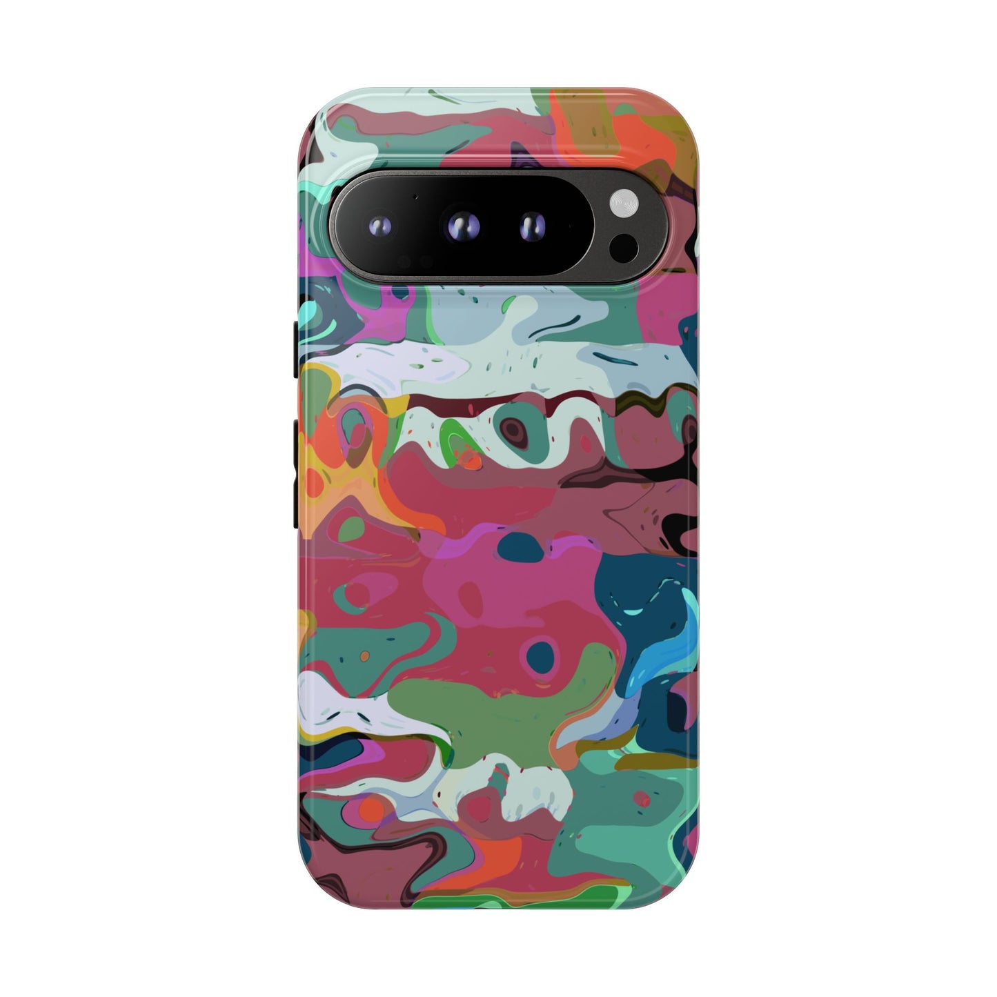 Colorful Abstract Marble - Phone Case