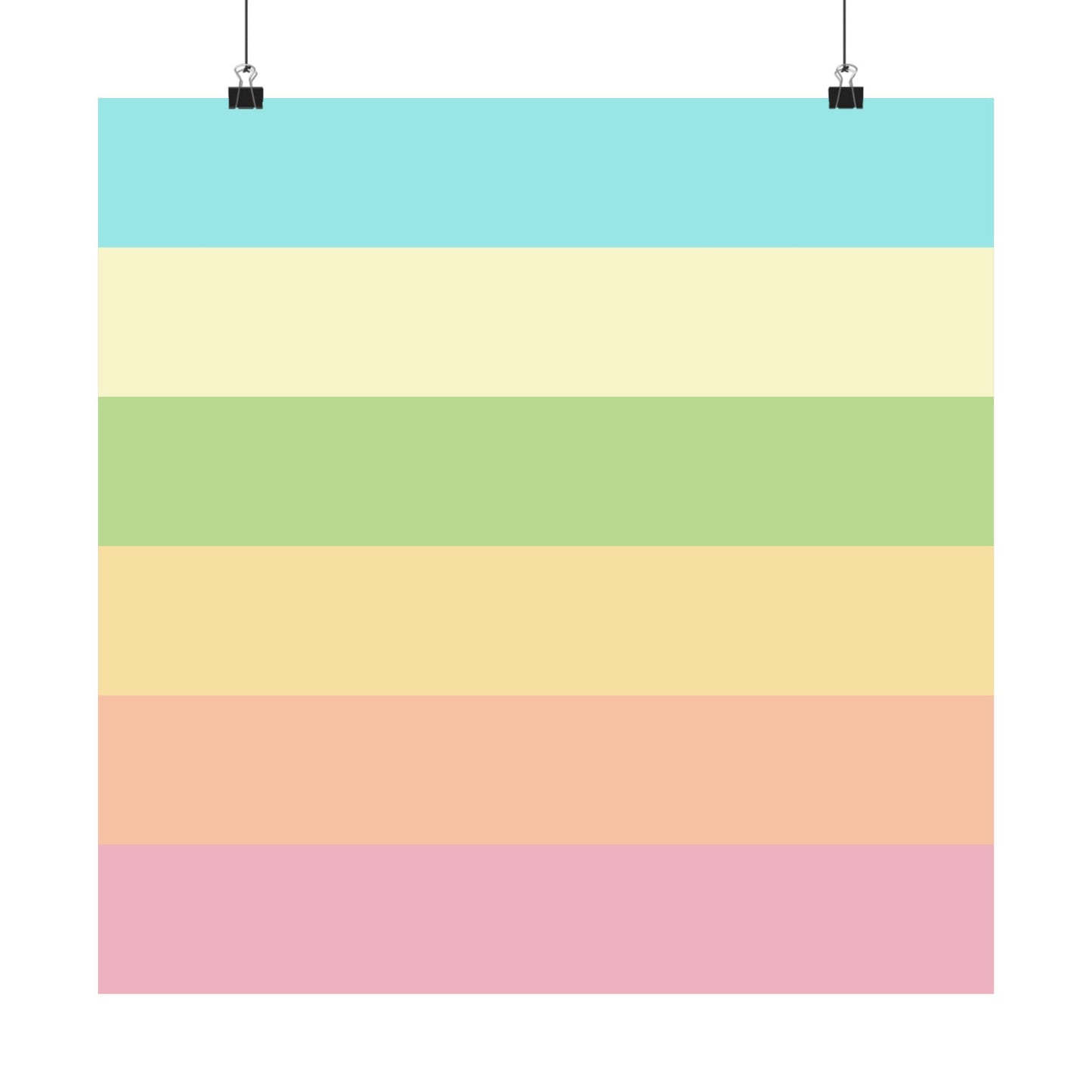 Pastel Stripes - Poster